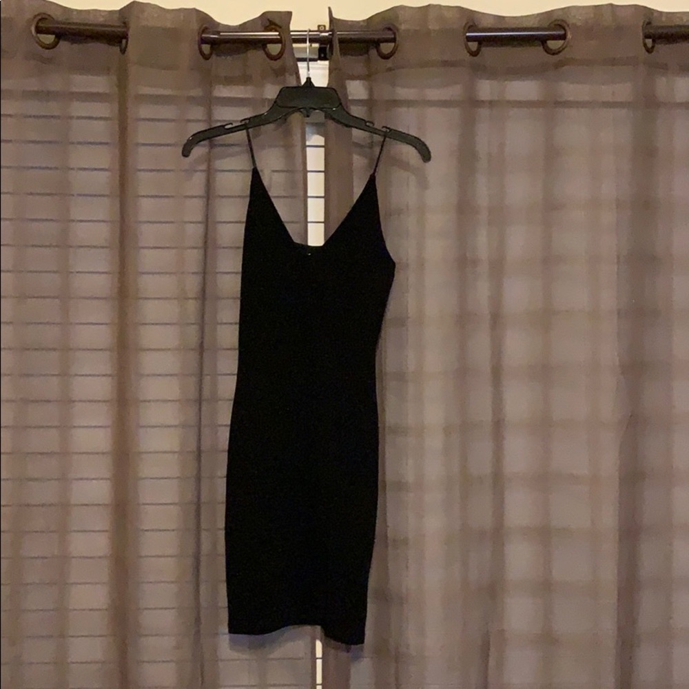 Black Glitter Dress